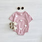 Baby Cute Jumpsuit Comfortable Crew Neck Casual Triangle Jumpsuit - Triangle Jumpsuit for Tiny Trendsetters in Summer