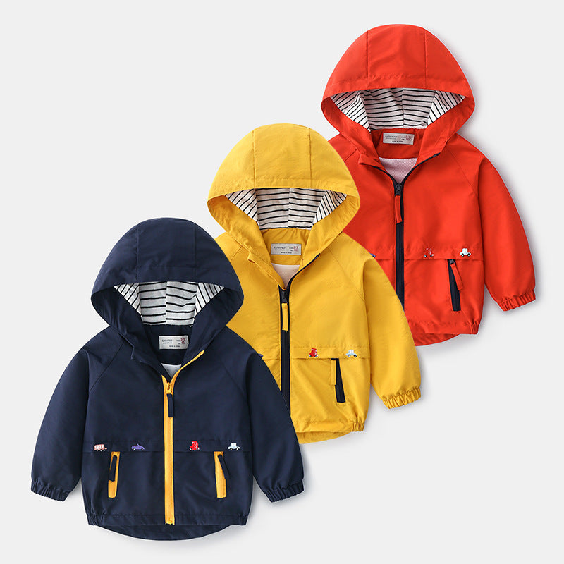 Baby Foreign Style Long Sleeve Shirt for Boys with Hooded Lapel Design - Teleplus assault boy baby foreign style