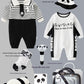 Animal National Treasure Panda Suit Gift Box Collection for the United States - Tiny Humans united states chf