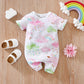 Baby Girl Summer Clothes Short-sleeve Baby Jumpsuit - Fashionable Jumpsuit for Every Recommend Height Diva