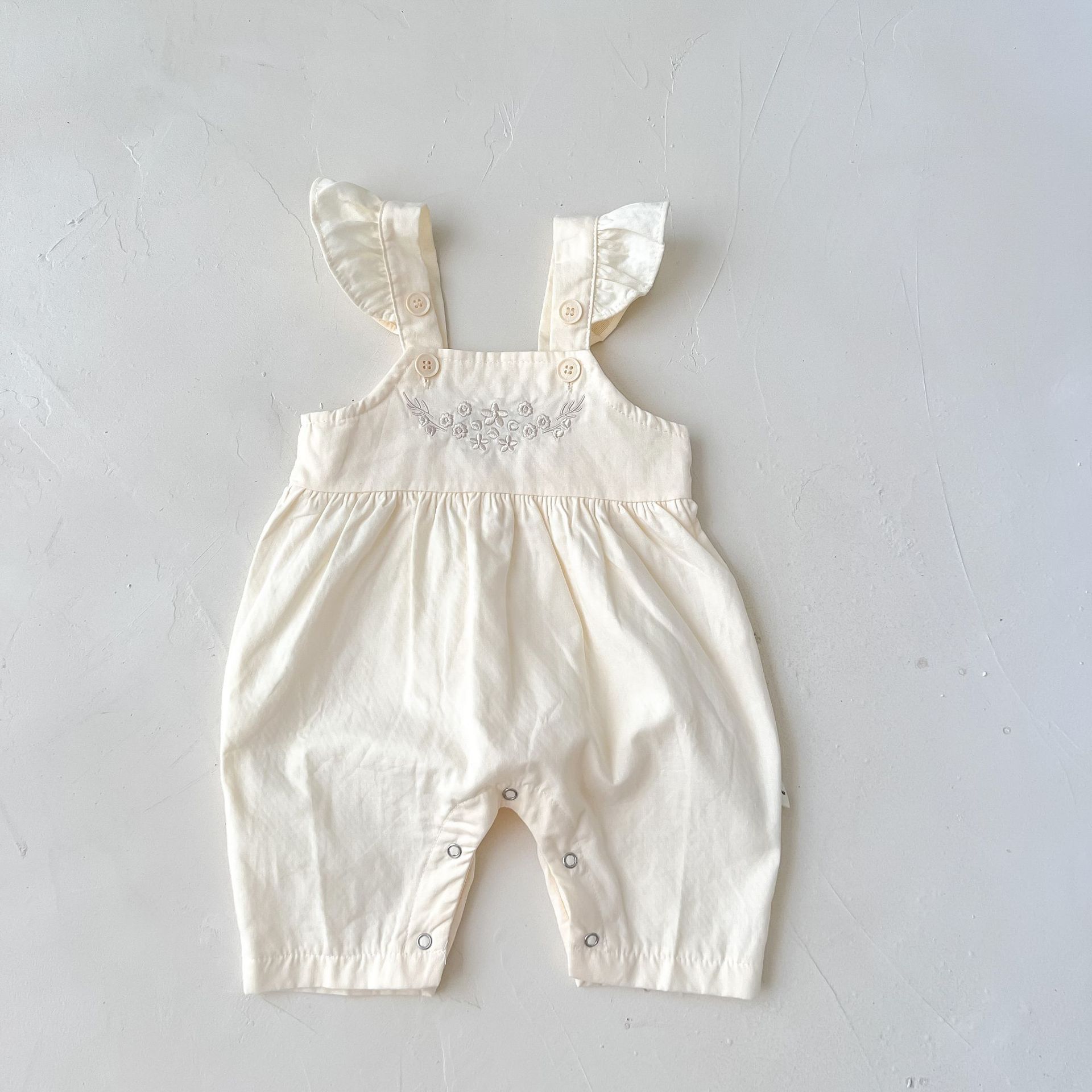 Baby Girl’s Loose Adjustable Suspender Romper - Romper for Baby Girls Who Love to Hang Loose