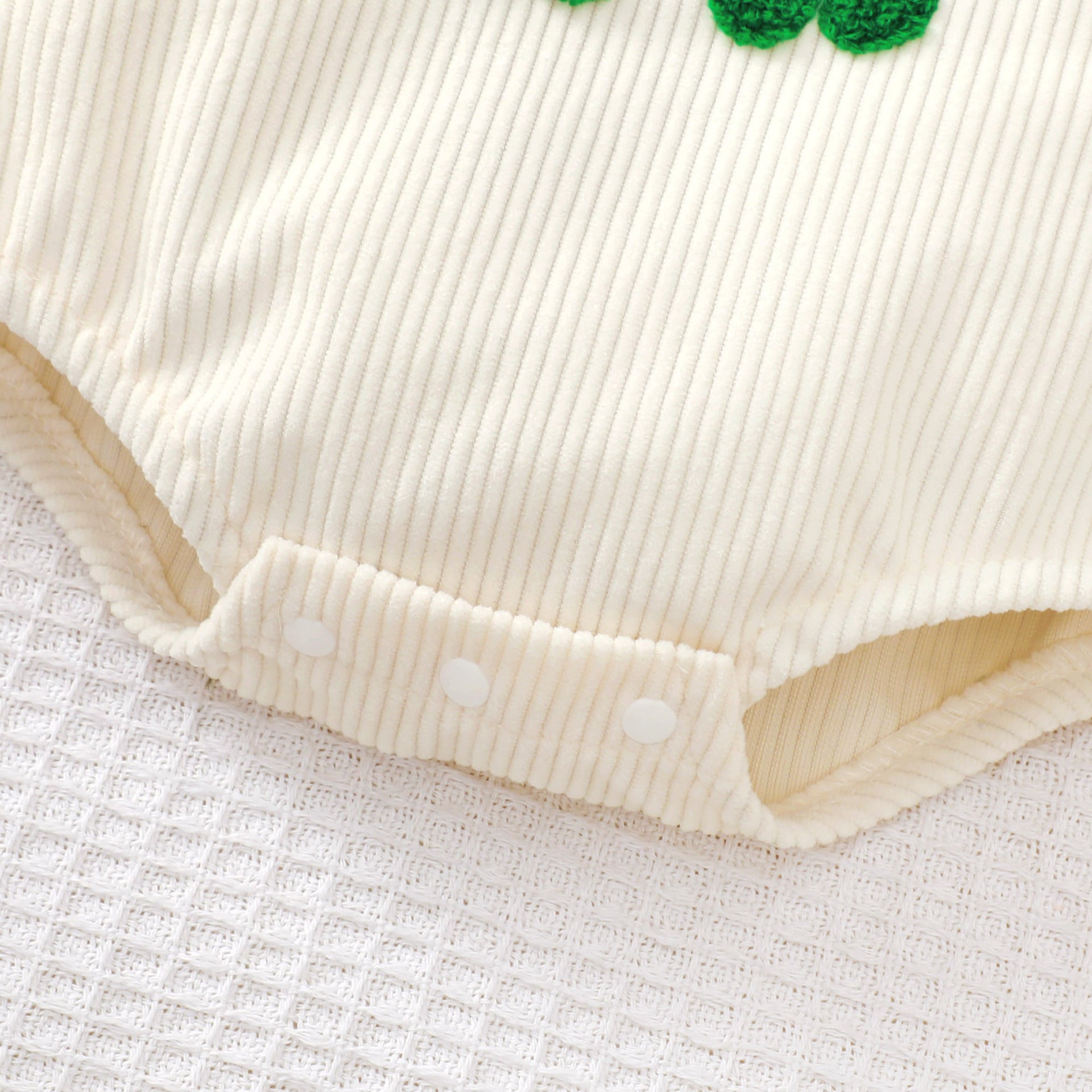 Baby Green Corduroy Turtle Towel Embroidery Sling Romper - Cute Turtle Romper for Tiny Trendsetters in Corduroy