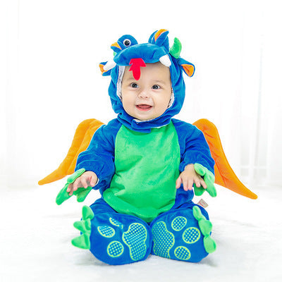 Baby Halloween Animal Jumpsuit - Tiny Terrors in Baby Halloween Animal Jumpsuit