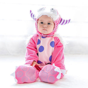 Baby Halloween Animal Jumpsuit with Adjustable Size for Kids Costume - Tiny Terrors in baby halloween animal jumpsuit