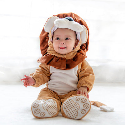 Baby Halloween Animal Jumpsuit - Tiny Terrors in Baby Halloween Animal Jumpsuit