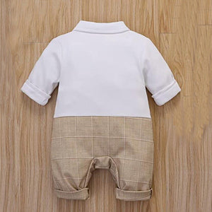 Baby Handsome Khaki and Light Blue Climbing Shorts for United States Size - Jumpsuit Tiny Trendsetters united states