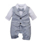 Baby Handsome Polyester Jumpsuit Children Fake Two Pieces - Baby Handsome Jumpsuit for Tiny Trendsetters