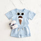 Baby Ice Cream Patch Short Sleeve Suit - Baby Ice Cream Suit for Future Food Critics