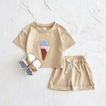 Baby Ice Cream Cotton Pants Shorts for Toddlers in US Suitable All - Suit Future Food Critics baby ice cream united