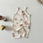 Baby Jumpsuit Class A Waffle Baby Going Out Clothes - Baby Jumpsuit Class A Waffle for Summer Outings