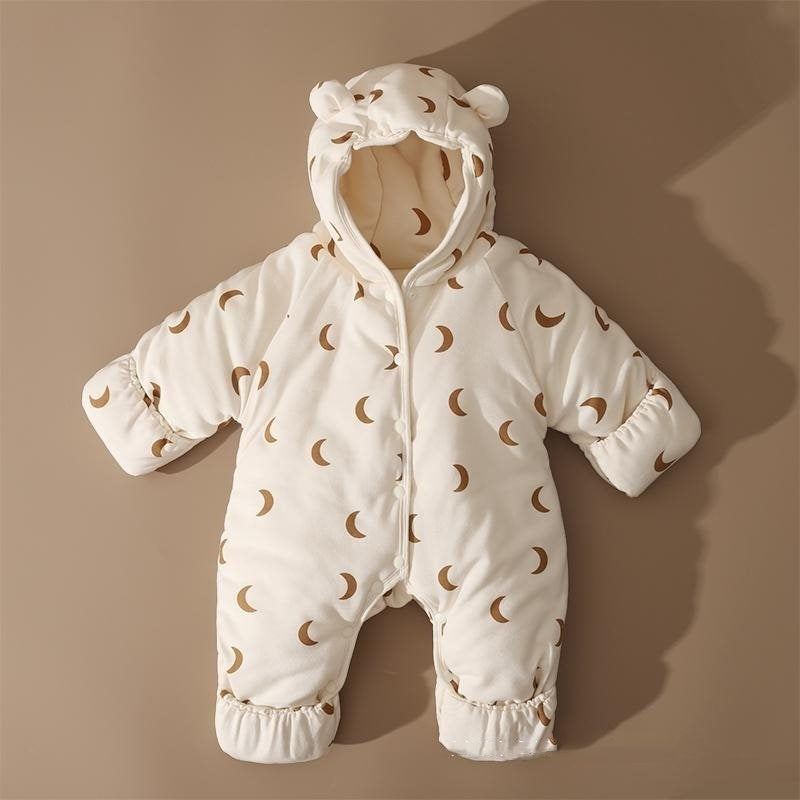 Baby Jumpsuit Cotton-padded Jacket Thickened Cotton Padded Coat - Cozy Baby Jumpsuit Cotton Padded Coat for Tiny Tots