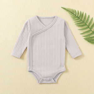 Baby Jumpsuit in Light Gray and Blue for US Market CHF Sizes - Jumpsuit: Style Tiny Fashion Icons united states chf