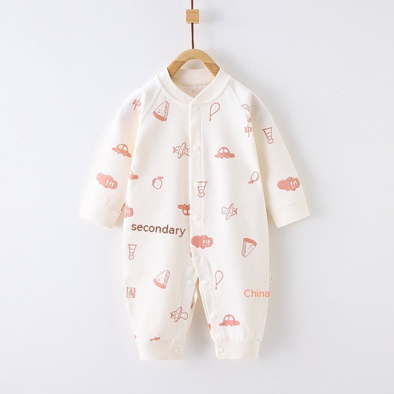 Baby Jumpsuit Romper Cotton Four Seasons Newborn Clothes Cartoon Bear Crawling - Baby Jumpsuit Romper for Tiny Bears