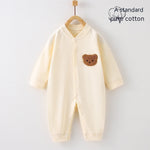 Baby Jumpsuit Romper Cotton Four Seasons Newborn Clothes Cartoon Bear Crawling - Baby Jumpsuit Romper for Tiny Bears