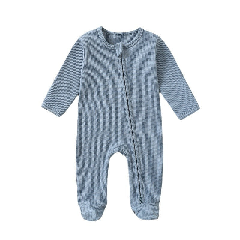 Baby Jumpsuit Romper Long Sleeve Zipper - Long Sleeve Baby Romper for Tiny Fashionistas