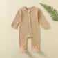 Baby Jumpsuit Romper Long Sleeve Zipper - Long Sleeve Baby Romper for Tiny Fashionistas