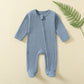 Baby Jumpsuit Romper Long Sleeve Zipper - Long Sleeve Baby Romper for Tiny Fashionistas