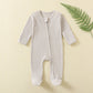 Baby Jumpsuit Romper Long Sleeve Zipper - Long Sleeve Baby Romper for Tiny Fashionistas