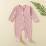 Baby Jumpsuit Romper Long Sleeve Zipper - Long Sleeve Baby Romper for Tiny Fashionistas