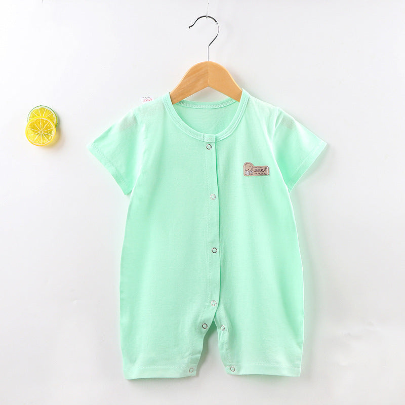 Baby Jumpsuit Short Sleeved Summer Newborn Hoodie - Baby Jumpsuit Fun in Every Color for Tiny Explorers