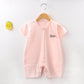 Baby Jumpsuit Short Sleeved Summer Newborn Hoodie - Baby Jumpsuit Fun in Every Color for Tiny Explorers