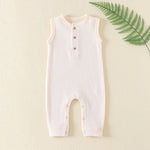 Baby Jumpsuit Sleeveless Onesie Romper - Sleeveless Baby Jumpsuit for Tiny Trendsetters