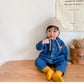 Baby Jumpsuit Thin Long Sleeve Denim Romper - Baby Jumpsuit Long Sleeve Denim Romper for Kids