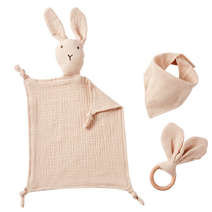 Baby Nibbling Doll Set with Rabbit and Accessories - Binder for Tiny Snackers baby nibbling doll rabbit