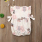 Baby One-piece Pants Newborn Jumpsuit Girl - Tiny Fashionista in a Jumpsuit for Springtime Fun