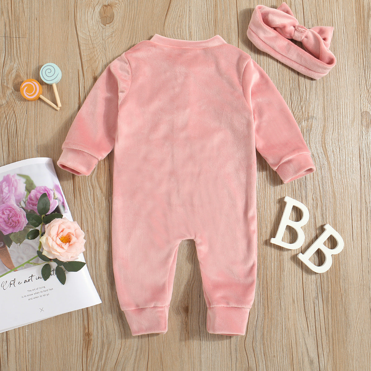 Baby Plush Infant Autumn Boneless Romper in Cotton for Spring Sizes 70-100cm - Teleplus baby plush infant autumn