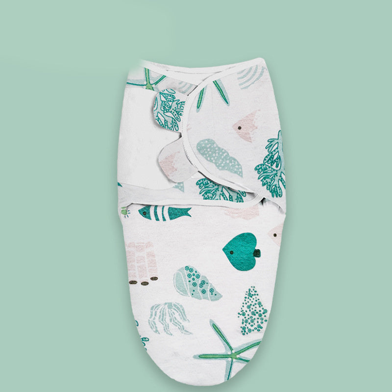 Baby Print Cotton Kickproof Sleeping Bag - Kickproof Baby Sleeping Bag for Adventurous Naps