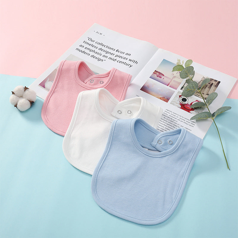 Cotton Baby Bib for 0-1 Years with Multiple Colors and Anti-Fouling Features - Bibs So Cute They Might Steal