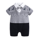 Baby Romper Gentleman Baby Jumpsuit - Gentleman Baby Romper for Tiny Dapper Dudes