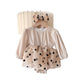 Baby Rompers Polka Dot Triangle - Baby Rompers Polka Dot Triangle in Cotton Fabric