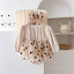 Baby Rompers Polka Dot Triangle - Baby Rompers Polka Dot Triangle in Cotton Fabric