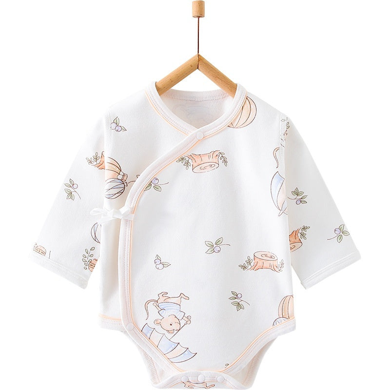 Baby Rompers Spring And Autumn Boneless Class A Pure Cotton Rompers - Boneless Baby Rompers for Fashionably Comfy Tots