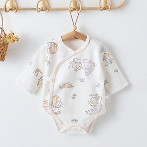 Baby Rompers Spring And Autumn Boneless Class A Pure Cotton Rompers - Boneless Baby Rompers for Fashionably Comfy Tots