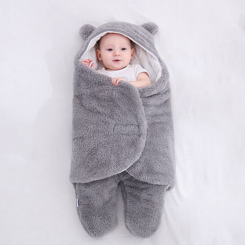 Baby Sleeping Bag Envelope for Newborn Baby Winter Swaddle Blanket - Snug as a Bug in Silk Cotton Baby Sleeping Bag