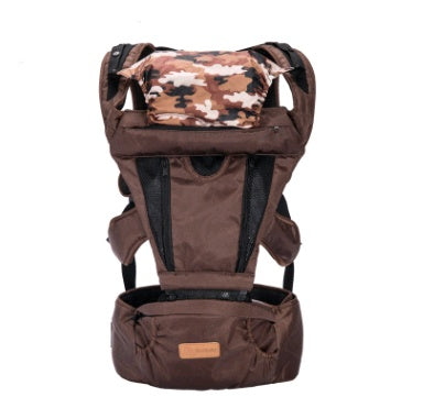 Baby sling multi-function baby waist stool front cross-holding bag four seasons breathable summer back-style holding