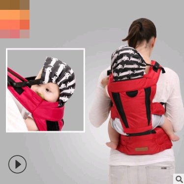 Baby sling multi-function baby waist stool front cross-holding bag four seasons breathable summer back-style holding