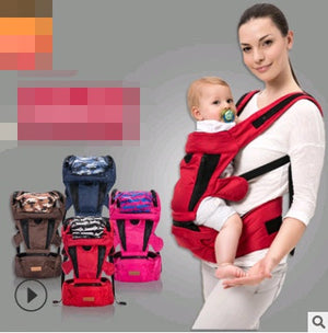 Baby sling multi-function baby waist stool front cross-holding bag four seasons breathable summer back-style holding