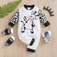 Baby Spring And Autumn One-piece Pajamas Newborn Baby Four Seasons Home Romper New Long Sleeve Inner Pullover - Snug