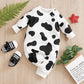 Baby Spring And Autumn One-piece Pajamas Newborn Baby Four Seasons Home Romper New Long Sleeve Inner Pullover - Snug