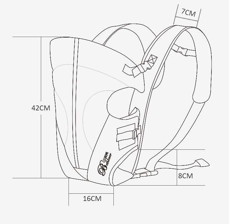 Baby baby strap baby carrier - Kangaroo Style Carrier for Tiny Adventurers 3-18 Months