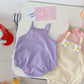 Baby Strawberry Onesie 0-2 Years Old Summer Baby Girl Small Flower Sling Baby Sleeveless Leotard - Tiny Strawberry