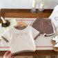 Baby Suit Summer Waffle Bear Two-piece Set - Waffle Bear Baby Suit Perfect for Summer Shenanigans