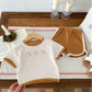 Baby Suit Summer Waffle Bear Two-piece Set - Waffle Bear Baby Suit Perfect for Summer Shenanigans