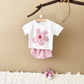 Baby Sun Print Top Casual Short Sleeve Two-piece Set - Sun’s Out Baby in Short Sleeve Two-Piece Set