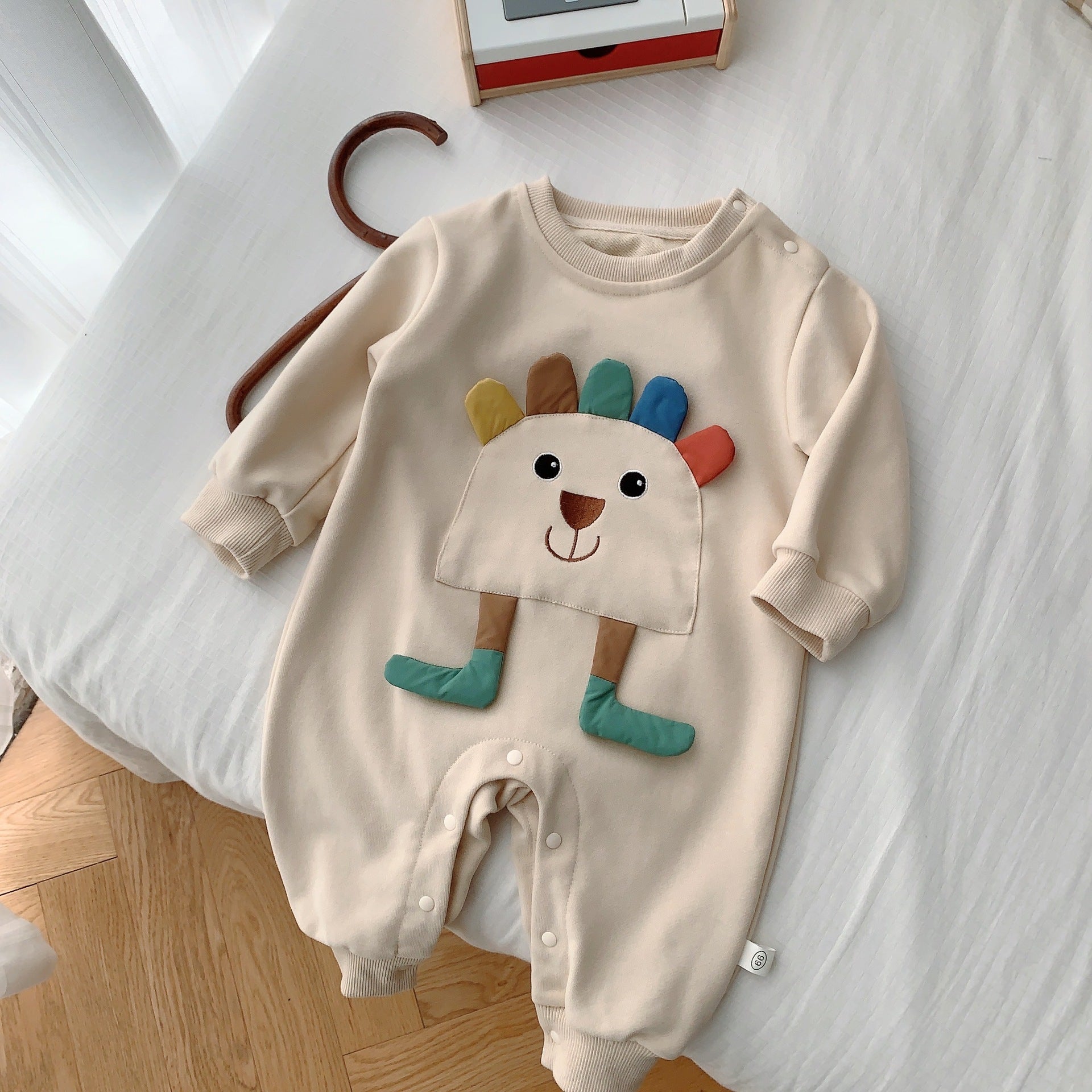 Baby Super Cute Jumpsuit South Korea Cartoon Crawling Suit - Baby Super Cute Jumpsuit with Clothing Label Options