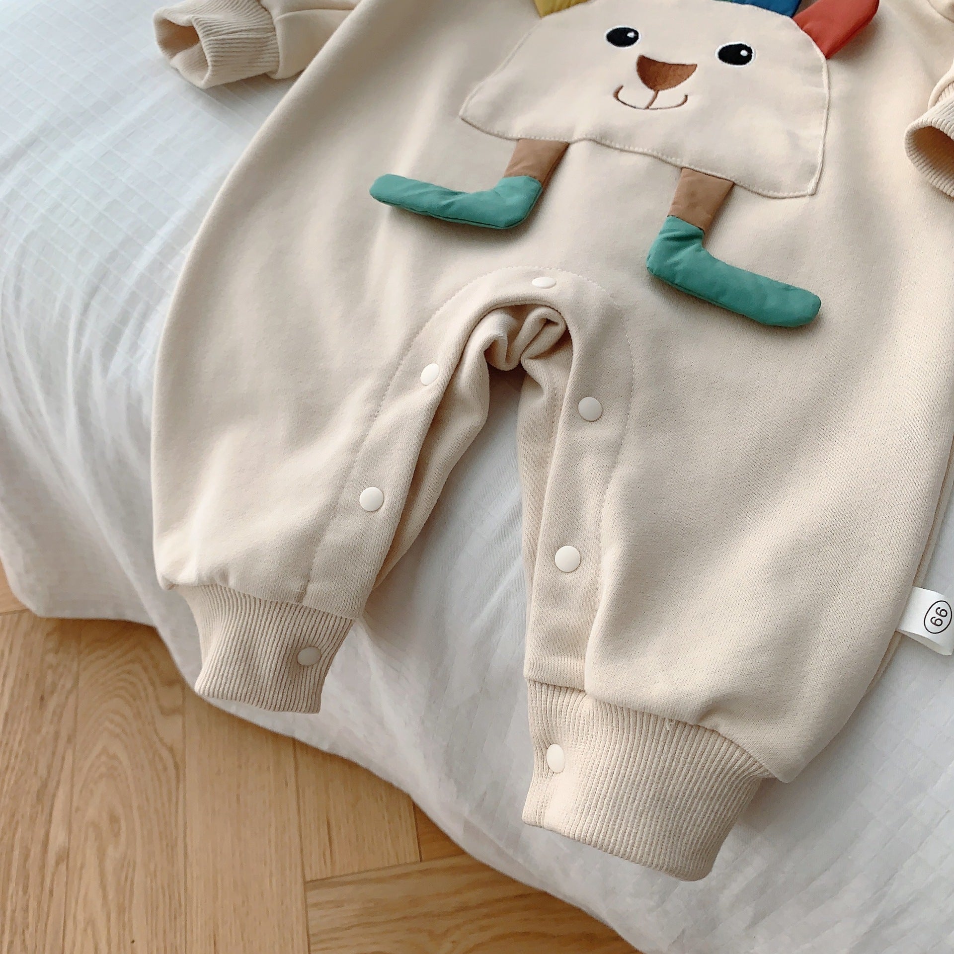 Baby Super Cute Jumpsuit South Korea Cartoon Crawling Suit - Baby Super Cute Jumpsuit with Clothing Label Options